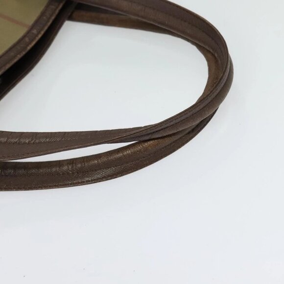 Burberrys Nova Check Tote Bag Canvas Beige Gold - Picture 7 of 16